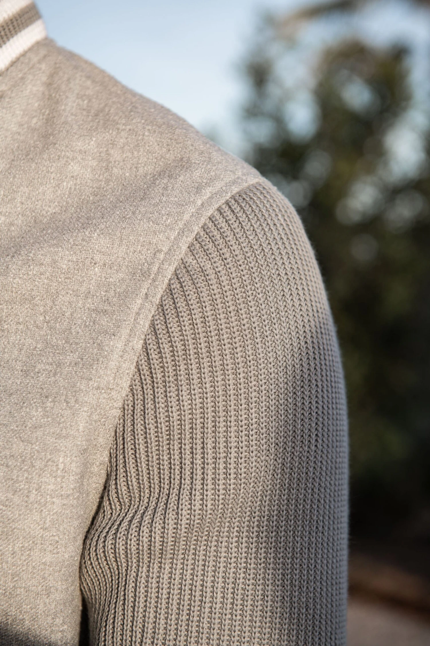 Light Grey College Jacket – Made In Italy 4 Light Grey College Jacket – Made In Italy - Image 2