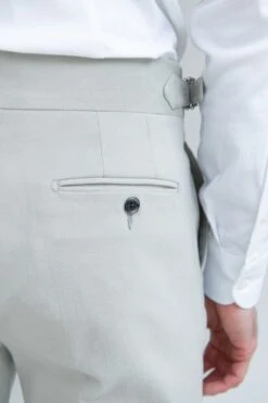 Light Grey Cotton Soragna Trousers - Made In Italy 8 Light Grey Cotton Soragna Trousers - Made In Italy -Pini Parma Clothing Store light grey cotton soragna trousers 2