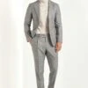 Light Grey Herringbone Suit - Made In Italy 2 Light Grey Herringbone Suit - Made In Italy -Pini Parma Clothing Store light grey herringbone suit