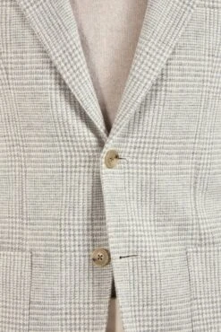 Light Grey Prince Of Wales Jacket - Made In Italy 8 Light Grey Prince Of Wales Jacket - Made In Italy -Pini Parma Clothing Store light grey prince of wales jacket 8