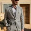 Light Grey Wool Suit - Made In Italy 1 Light Grey Wool Suit - Made In Italy -Pini Parma Clothing Store light grey wool suit 1