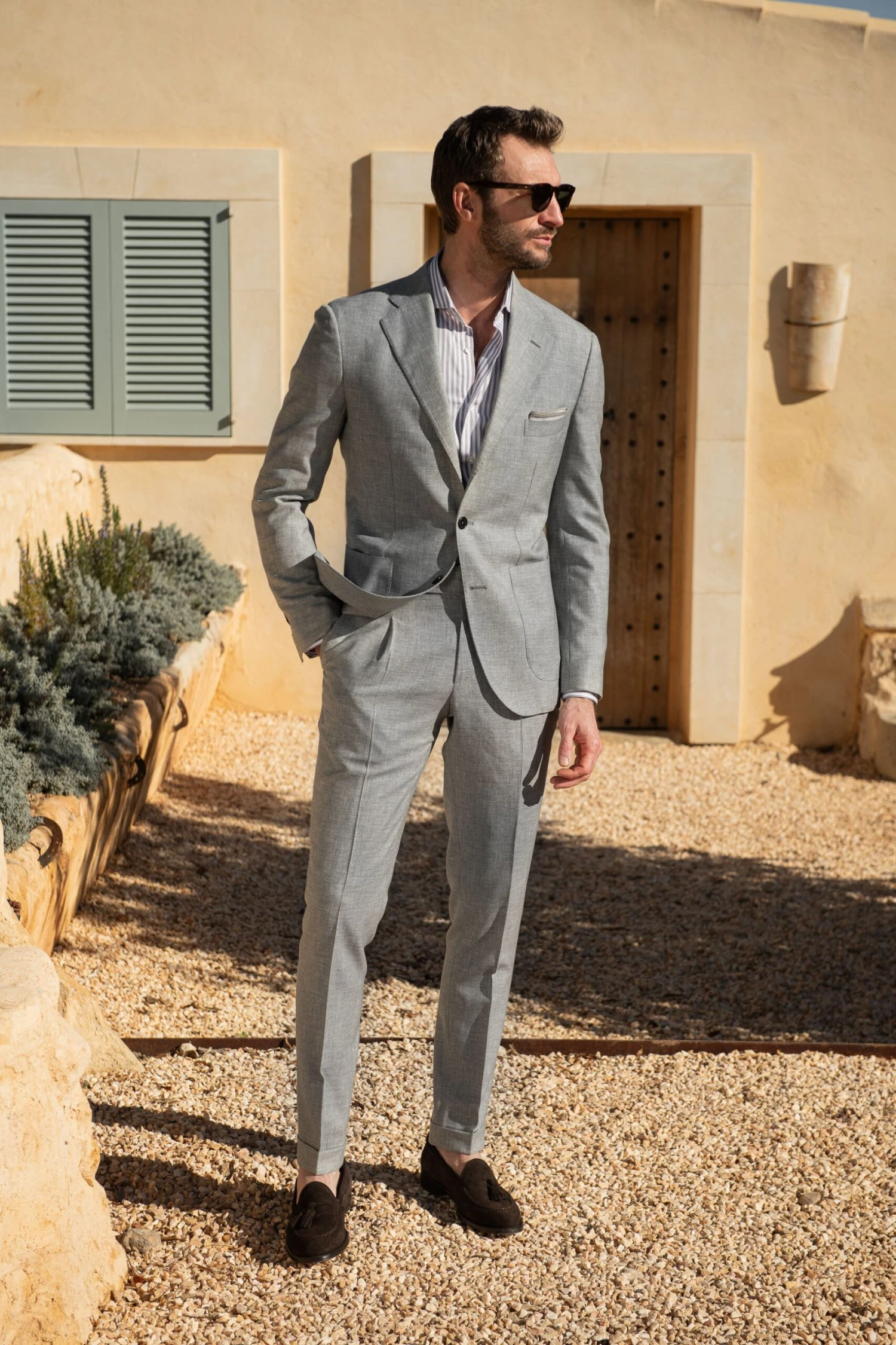 Light Grey Wool Suit - Made In Italy 7 Light Grey Wool Suit - Made In Italy - Image 5
