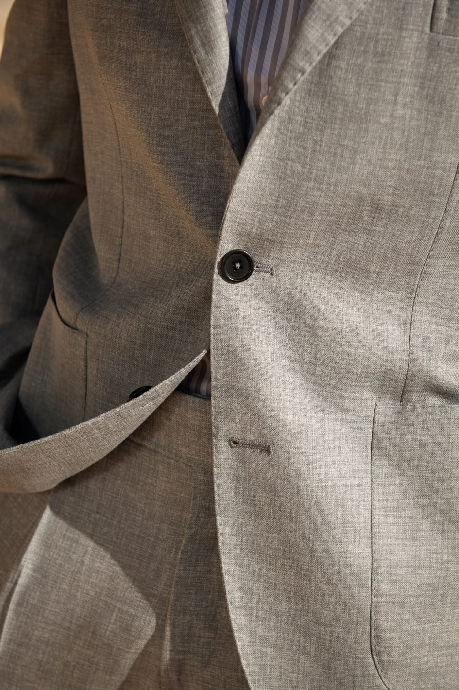 Light Grey Wool Suit - Made In Italy 5 Light Grey Wool Suit - Made In Italy - Image 3