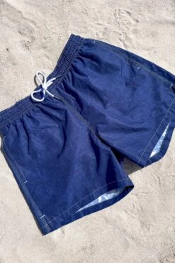 Navy Blue Swim Shorts - Made In Italy