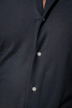 Navy Jersey Shirt - Made In Italy 9 Navy Jersey Shirt - Made In Italy -Pini Parma Clothing Store navy jersey shirt cotton 3