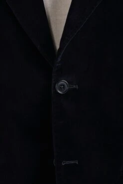 Navy Blue Velvet Jacket - Made In Italy -Pini Parma Clothing Store navy velvet jacket 5