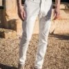 Off-white Stretch Cotton Cargo - Made In Italy 1 Off-white Stretch Cotton Cargo - Made In Italy -Pini Parma Clothing Store off white cotton cargo trousers 1