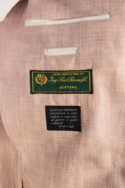 Pink Jacket In Cotton & Silk - Made In Italy 8 Pink Jacket In Cotton & Silk - Made In Italy -Pini Parma Clothing Store pink jacket loro piana silk cotton 3