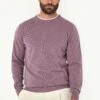 Plum Cashmere Round Neck – Made In Italy -Pini Parma Clothing Store plum cashmere round neck 7