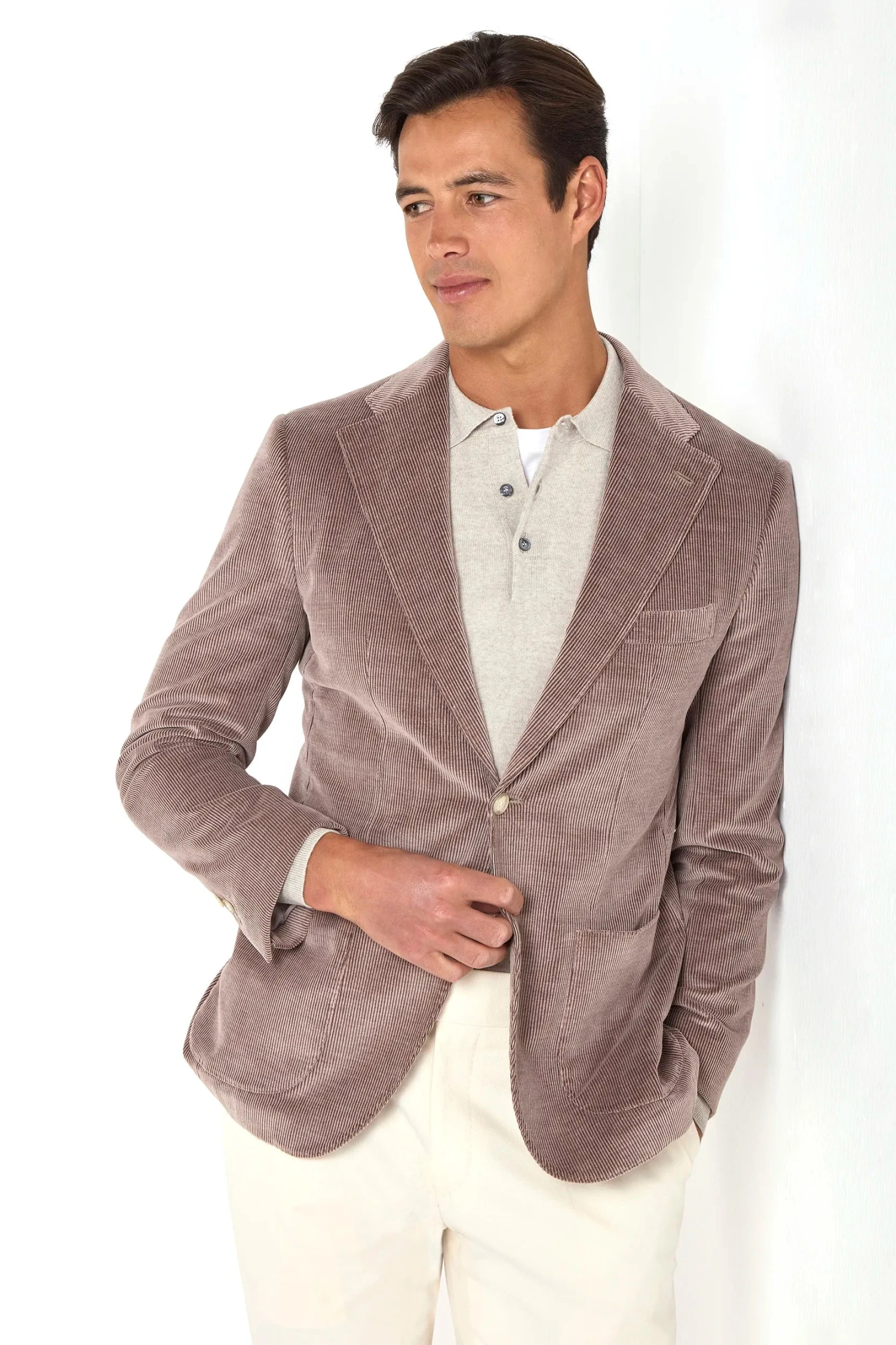 Plum Corduroy Jacket - Made In Italy 3 Plum Corduroy Jacket - Made In Italy