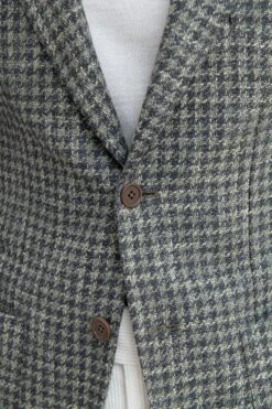 Sage Houndstooth Jacket - Made In Italy 11 Sage Houndstooth Jacket - Made In Italy -Pini Parma Clothing Store sage houndstooth jacket 4