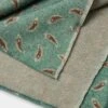 Sage Paisley Reversible Scarf - Made In Italy -Pini Parma Clothing Store sage paisley scarf 2