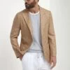 Sandstone Herringbone Jacket - Made In Italy 1 Sandstone Herringbone Jacket - Made In Italy -Pini Parma Clothing Store sandstone herringbone jacket 2