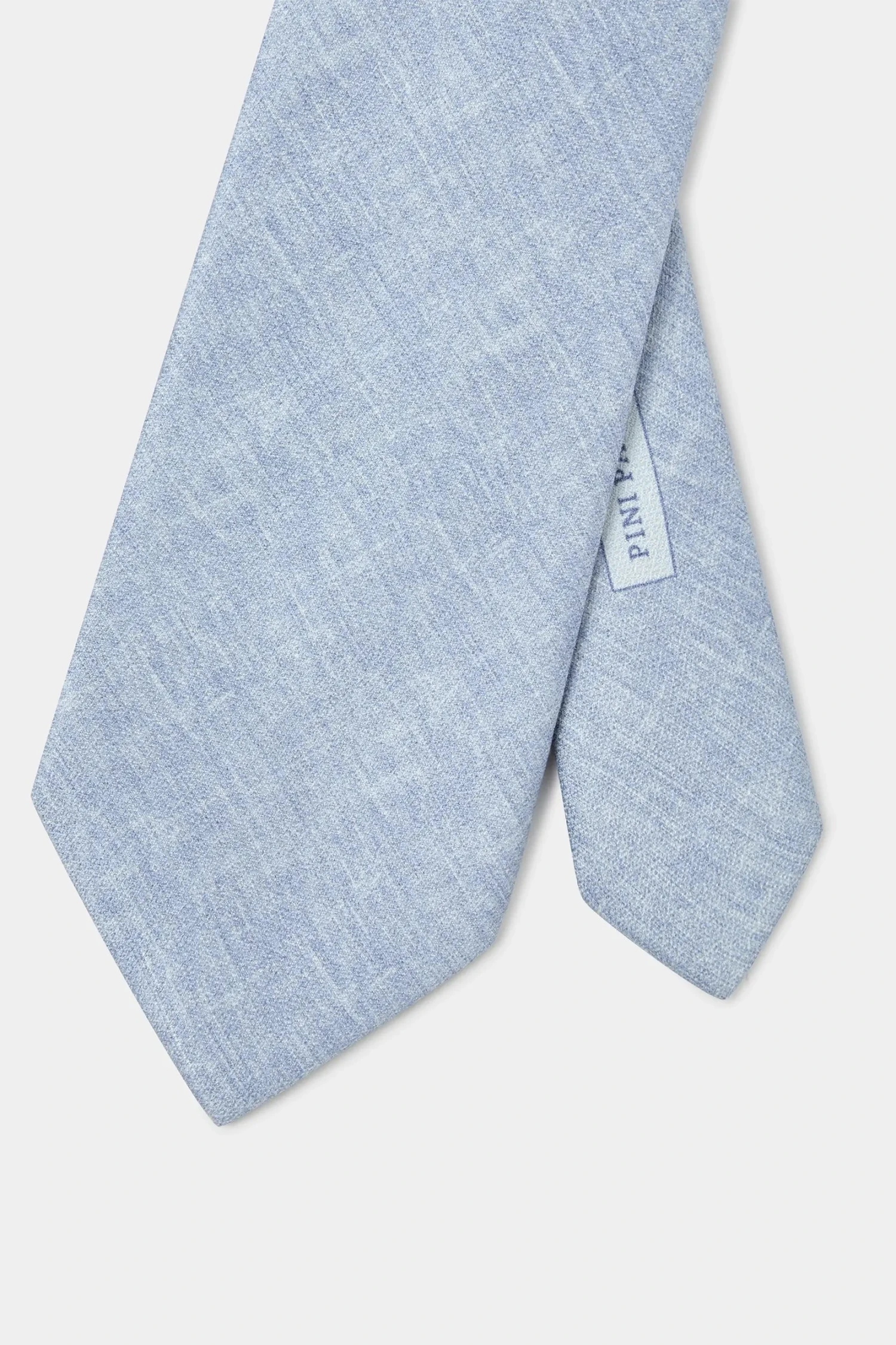 Sky Blue Linen And Silk Tie - Made In Italy 6 Sky Blue Linen And Silk Tie - Made In Italy - Image 4
