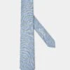 Sky Blue Paisley Tie - Made In Italy -Pini Parma Clothing Store sky blue paisley tie 1