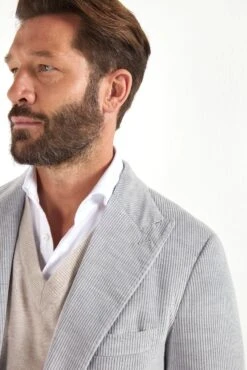 Stone Corduroy Jacket - Made In Italy 10 Stone Corduroy Jacket - Made In Italy -Pini Parma Clothing Store stone corduroy jacket 2