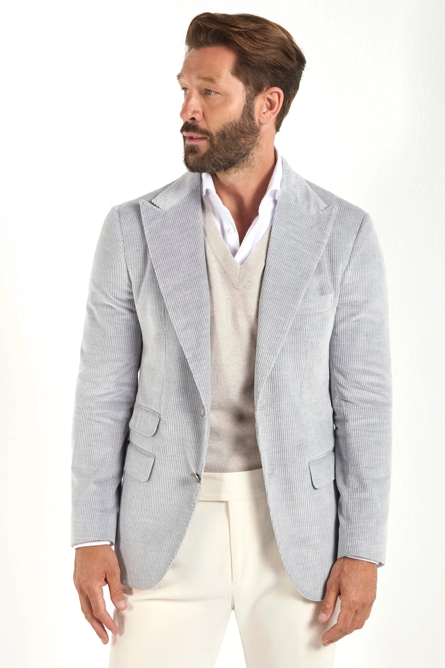 Stone Corduroy Jacket - Made In Italy 3 Stone Corduroy Jacket - Made In Italy