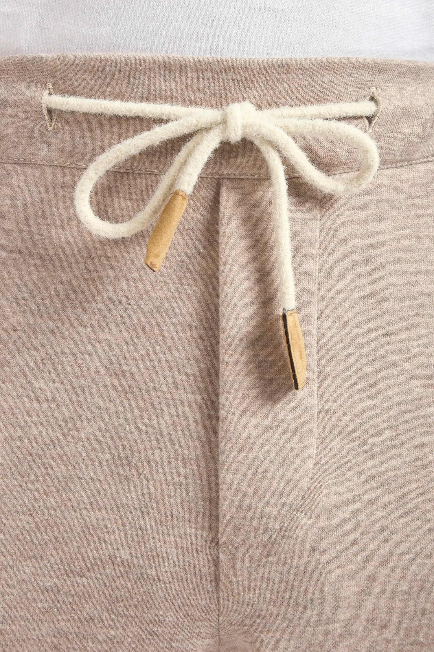 Taupe Jersey Jogger Pants - Made In Italy 4 Taupe Jersey Jogger Pants - Made In Italy - Image 2