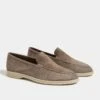 Taupe Loafers - Made In Italy 1 Taupe Loafers - Made In Italy -Pini Parma Clothing Store taupe loafers 2
