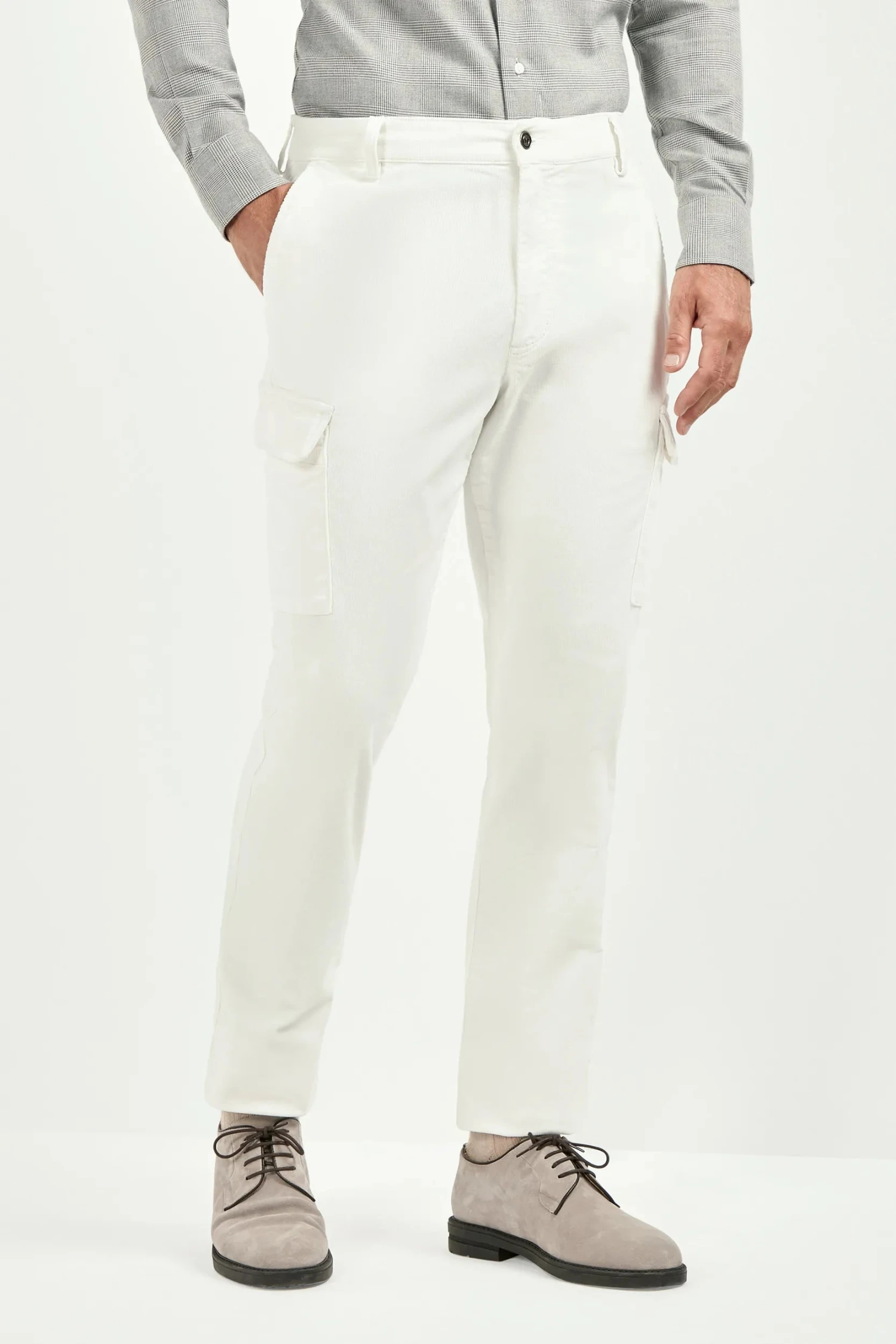 White Cargo Trousers - Made In Italy 3 White Cargo Trousers - Made In Italy