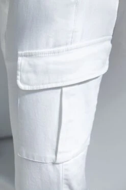 Off-white Stretch Canvas Cargo - Made In Italy 9 Off-white Stretch Canvas Cargo - Made In Italy -Pini Parma Clothing Store white cotton cargo trousers 2 f4b4e2c9 c18a 4fea 830c e0abd729ff35