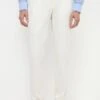White Cotton Soragna Trousers - Made In Italy 1 White Cotton Soragna Trousers - Made In Italy -Pini Parma Clothing Store white cotton soragna trousers 2