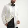 White Double Breasted Tuxedo Jacket - Made In Italy 1 White Double Breasted Tuxedo Jacket - Made In Italy -Pini Parma Clothing Store white double breasted tuxedo jacket 6