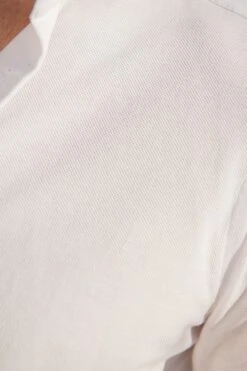 White Jersey Shirt - Made In Italy -Pini Parma Clothing Store white jersey cotton shirt 2