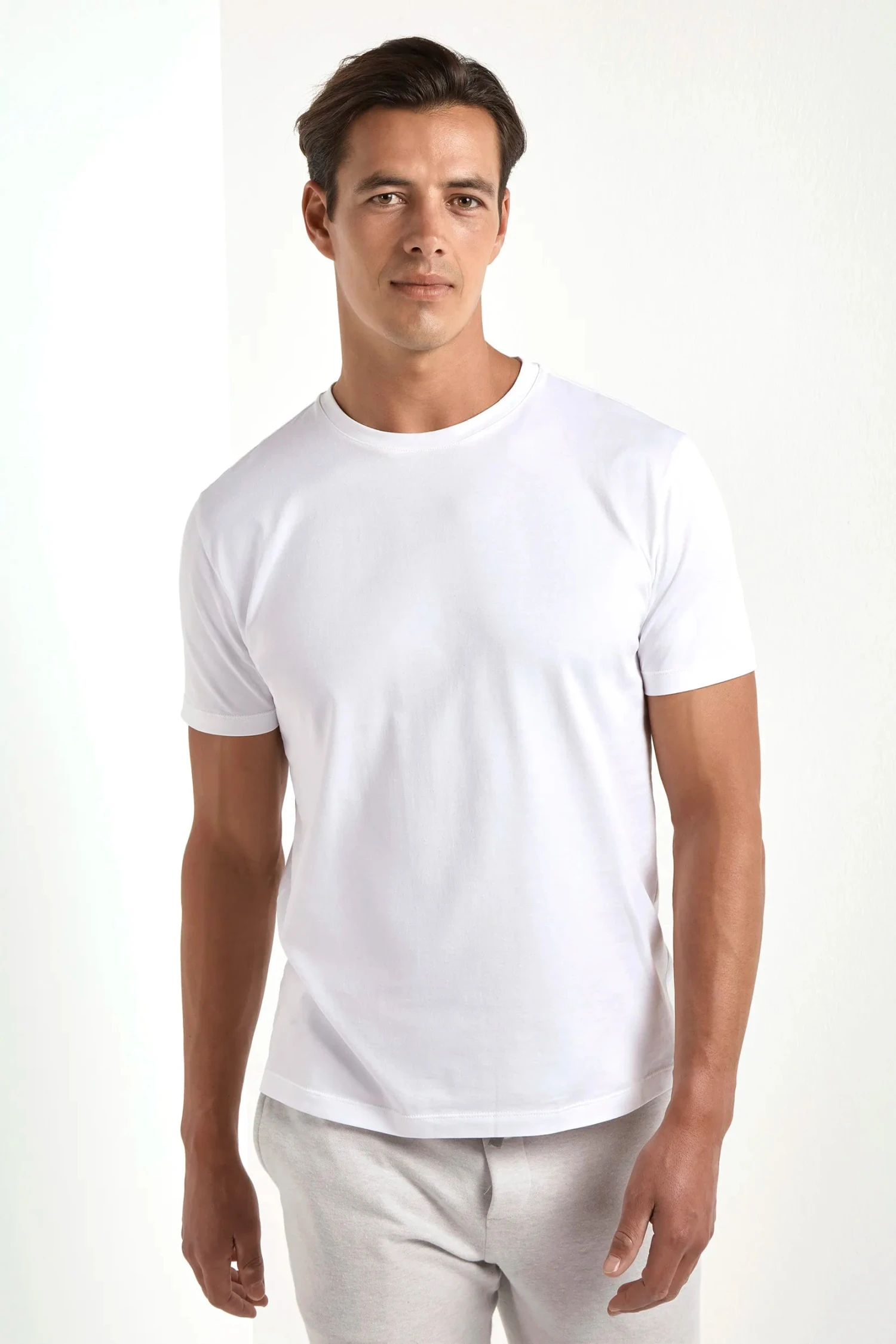 White Jersey T-shirt - Made In Italy 3 White Jersey T-shirt - Made In Italy