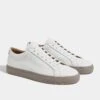 White Leather Sneakers - Made In Italy 1 White Leather Sneakers - Made In Italy -Pini Parma Clothing Store white leather sneakers 1