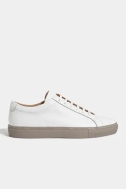 White Leather Sneakers - Made In Italy 10 White Leather Sneakers - Made In Italy -Pini Parma Clothing Store white leather sneakers 4