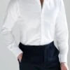 White Soft Oxford Button Down Shirt - Made In Italy 1 White Soft Oxford Button Down Shirt - Made In Italy -Pini Parma Clothing Store white soft oxford button down shirt