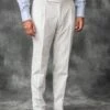White Corduroy Soragna Trousers - Made In Italy -Pini Parma Clothing Store whitecorduroytrouser